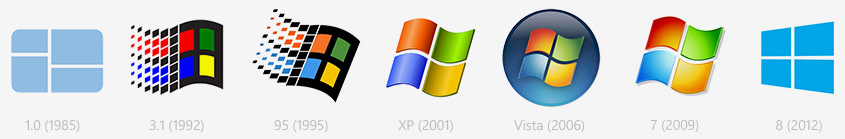 The Evolution of the Microsoft Windows Logo | E.J. Padero dot Com 4.0