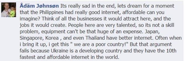 Broadband Internet Access in the Philippines: Slow and Expensive Because Reasons